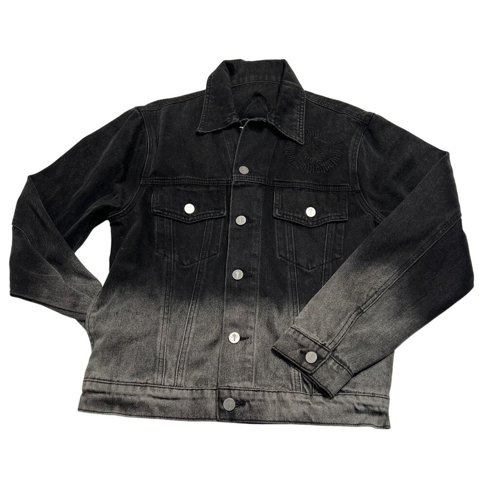 Trapstar x ADWOA Fitted Denim Jacket in Black
